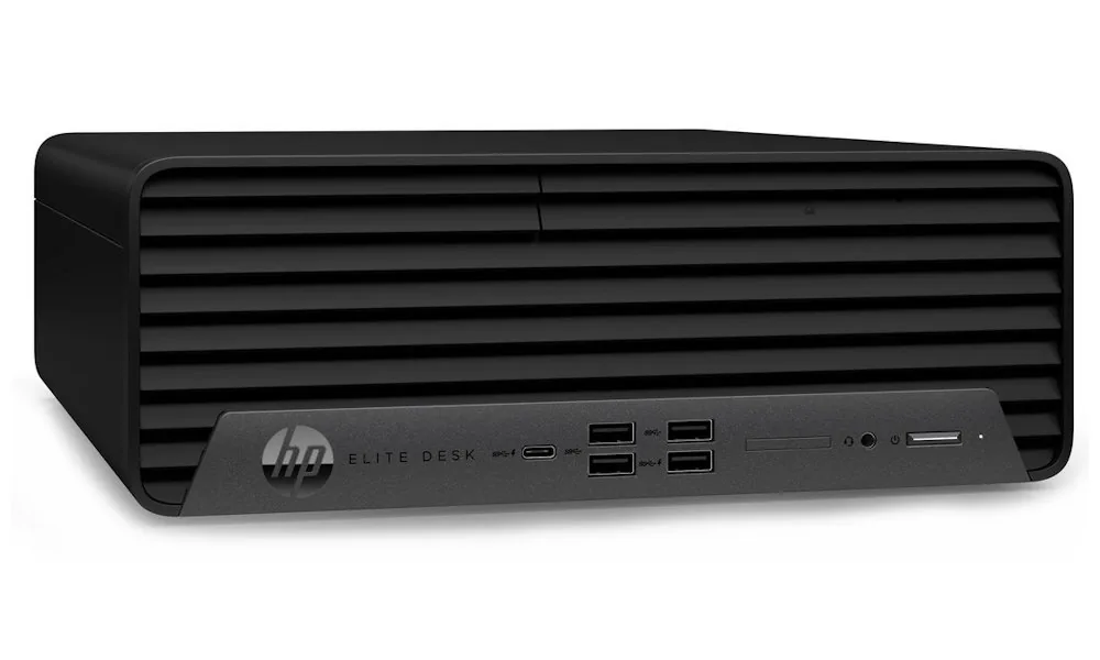 HP Elite 805 G9 - SFF Ryzen 3 Pro 8300G / až 4.9 GHz - RAM 16 GB - SSD 512 GB - NVMe - Radeon 740M - Gigabit Ethernet - Win 11 Pro - monitor: žádný - Smart Buy - s Služba HP na 3 roky Next Business Day Onsite Hardware Support for Desktops