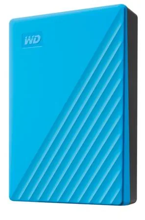 WD My Passport WDBR9S0060BBL - Pevný disk - šifrovaný - 6 TB - externí (přenosný) - USB 3.2 Gen 1 - AES 256 bitů - sky