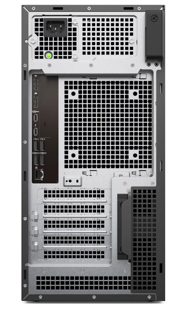 Dell Pro Max Tower T2 FCT2250 - AI PC - věž Core Ultra 7 265 / až 5.3 GHz - vPro Enterprise - RAM 16 GB - SSD 512 GB - SED, NVMe, TLC - Intel Graphics - Gigabit Ethernet - Win 11 Pro - monitor: žádný - černá - BTP - s 3 roky ProSupport