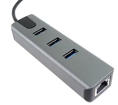 Adapter USB-C na 10/100/1000Mbps + 3xUSB3.2