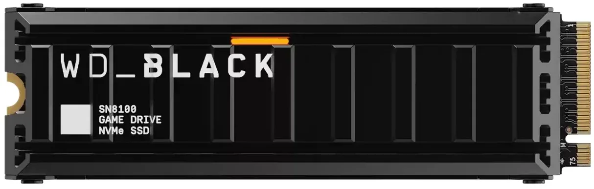 WD BLACK SSD NVMe 2TB PCIe SN8100 Powered by SanDisk, Gen5, (R:14900, W:14000MB s), Chladič