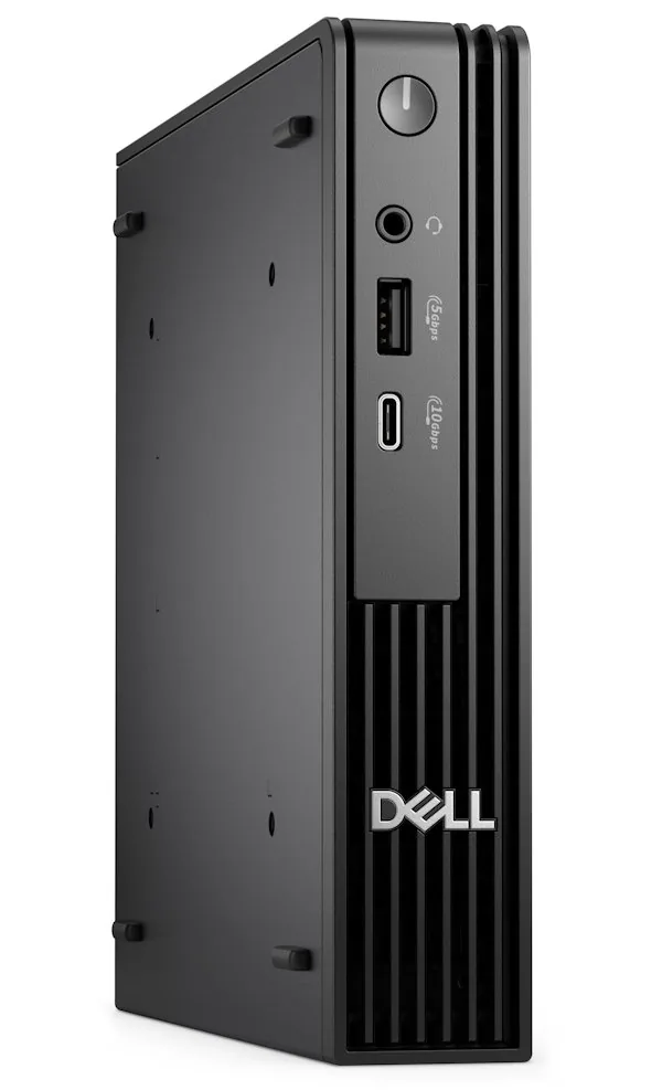Dell Pro Micro QCM1250 - AI PC - mikro Core i3 i3-14100T / až 4.4 GHz - RAM 16 GB - SSD 512 GB - NVMe - UHD Graphics 730 - Gigabit Ethernet, Bluetooth, IEEE 802.11ax (Wi-Fi 6E) - Win 11 Pro - monitor: žádný - černá - BTP - s 3 roky ProSupport