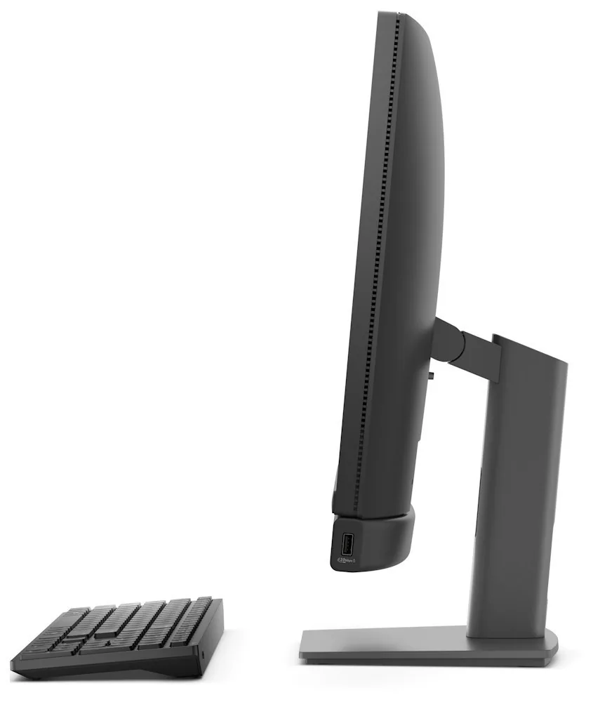 Dell Pro 24 All-in-One QC24251 - AI PC - vše v jednom Core i5 i5-14500T / až 4.8 GHz - RAM 16 GB - SSD 512 GB - NVMe, QLC - UHD Graphics 770 - Gigabit Ethernet, Bluetooth, IEEE 802.11ax (Wi-Fi 6E) - Win 11 Pro - monitor: LCD 23.81" 1920 x 1080 (Full HD) @