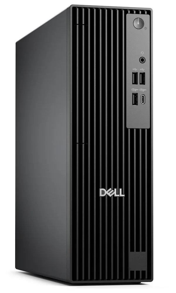 Dell Pro Slim QCS1250 - AI PC - štíhlý desktop Core Ultra 5 235 / až 5 GHz - RAM 16 GB - SSD 512 GB - NVMe - Intel Graphics - Gigabit Ethernet - Win 11 Pro - monitor: žádný - černá - BTP - s 3 roky služby ProSupport na místě do dalšího pracovního dne po v