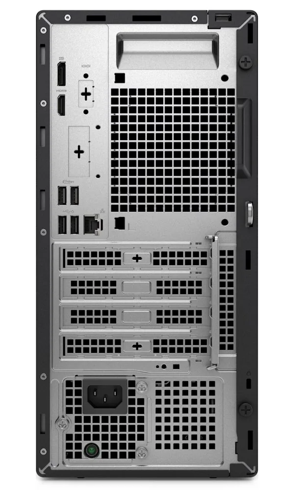 Dell Pro Tower QCT1250 - AI PC - věž Core i3 i3-14100 / až 4.7 GHz - RAM 8 GB - SSD 512 GB - NVMe - DVD SuperMulti - UHD Graphics 730 - Gigabit Ethernet - Win 11 Pro - monitor: žádný - černá - BTP - s 3 roky služby ProSupport na místě do dalšího pracovníh