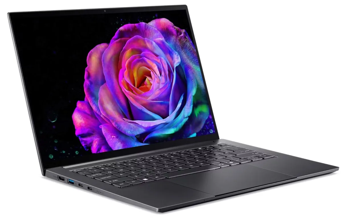 Acer Swift X 14/SFX14-73G-990T/U9-285H/14,5"/2880x1800/T/32GB/1TB/RTX 5070/W11H/Silver/2R
