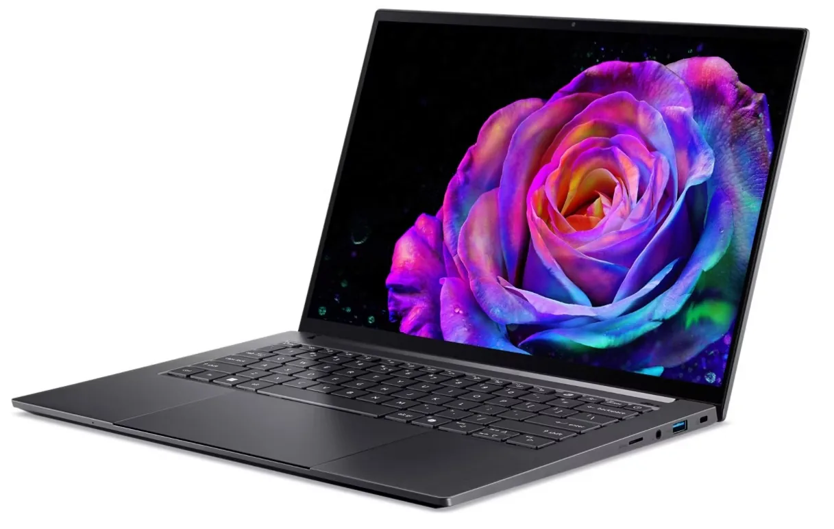 Acer Swift X 14/SFX14-73G-990T/U9-285H/14,5"/2880x1800/T/32GB/1TB/RTX 5070/W11H/Silver/2R