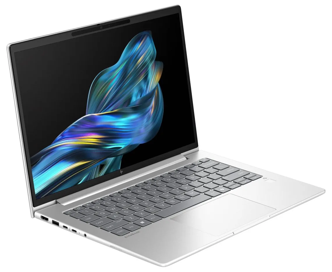 HP EliteBook 6 G1q Notebook Next Gen AI - Copilot+ PC - Snapdragon X - X1-26-100 / až 2.97 GHz - Win 11 Pro - Qualcomm Adreno - 32 GB RAM - 512 GB SSD NVMe - 14" IPS 1920 x 1200 - Gigabit Ethernet - Wi-Fi 7, Bluetooth - stříbrný hliník - kbd: česká/sloven