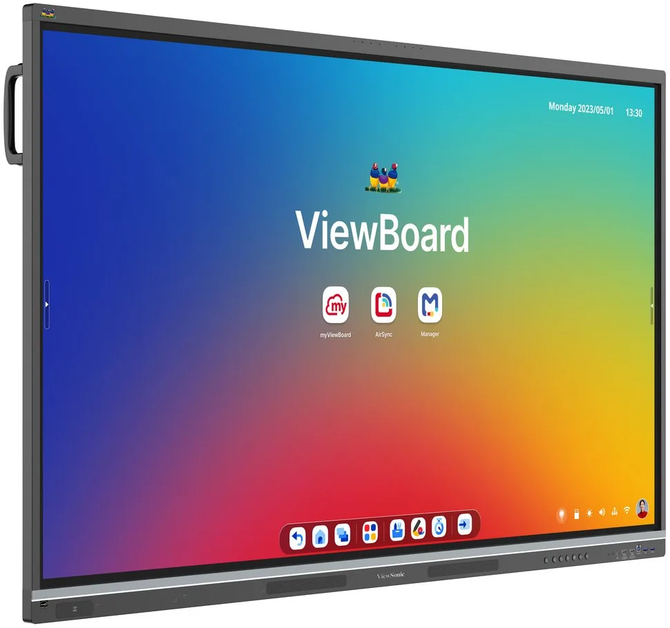 ViewSonic dotykový panel IFP6551 4K 65" Android 14 EDLA,50 Multi touch,400nits,16G RAM 128GB,OPS slot,HDMI, VGA, DP,USB