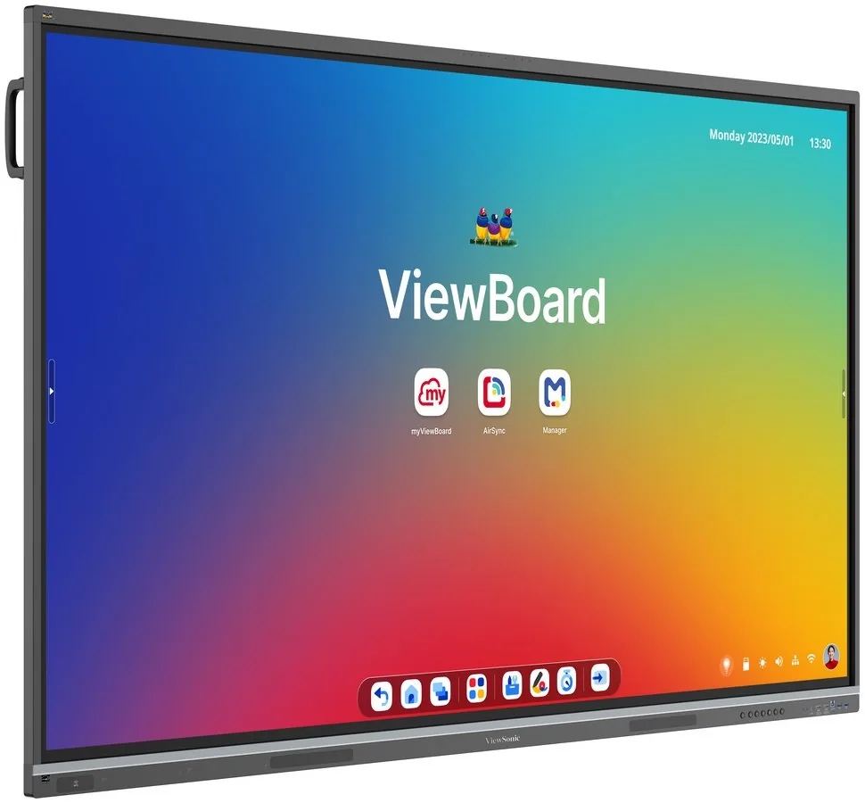 ViewSonic dotykový panel IFP8651 4K 86" Android 14 EDLA, 50 Multi touch,400nits,16G RAM 128GB,OPS slot,HDMI,VGA, DP,USB