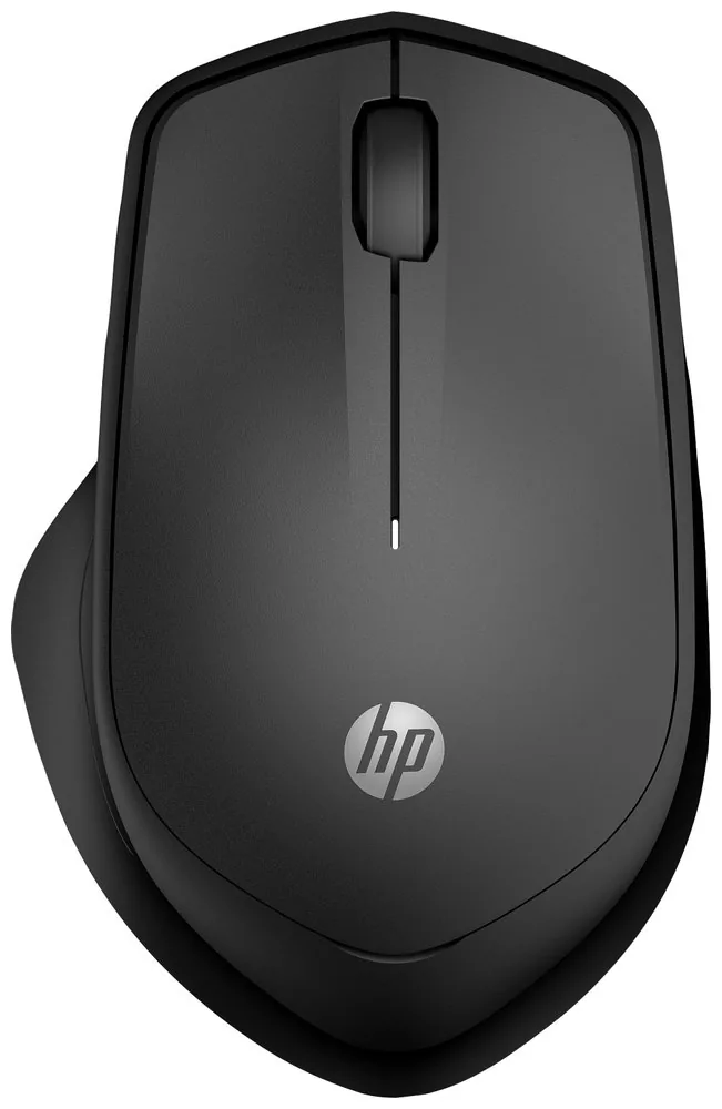 HP 285 Silent - Myš - ergonomický - optický - bezdrátový - 2.4 GHz - bezdrátový přijímač USB