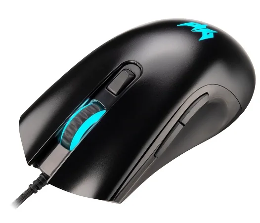 Acer Predator Cestus 333/Herní/Optická/Pro praváky/16 000 DPI/Drátové USB-A/Černá
