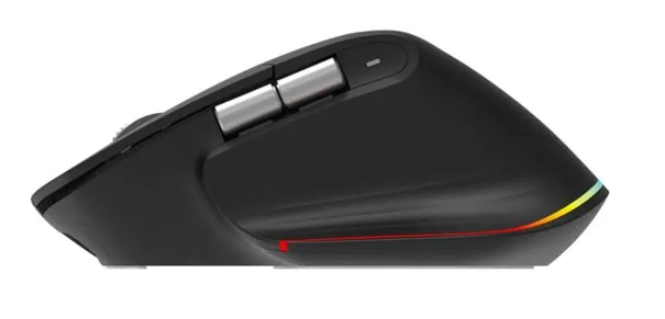 Acer Easy Fit/Ergonomická/Optická/Pro praváky/4 000 DPI/USB+BT/Černá
