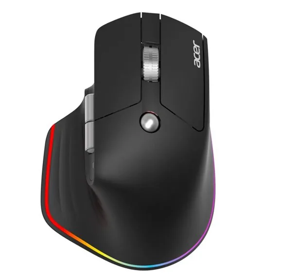 Acer Easy Fit/Ergonomická/Optická/Pro praváky/4 000 DPI/USB+BT/Černá
