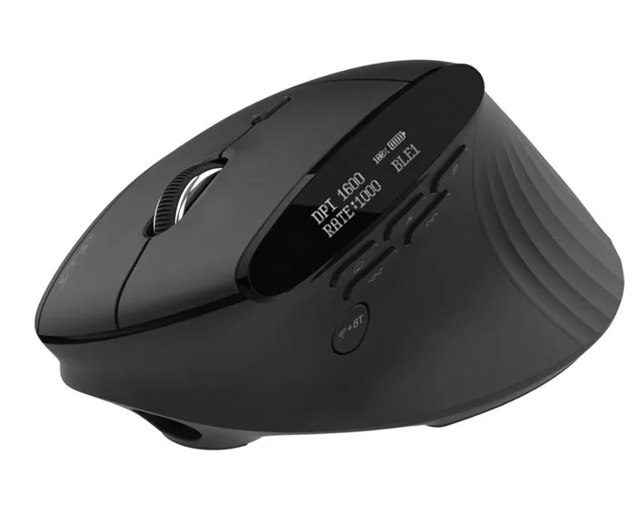 Acer Smart Fit/Vertikální/Optická/Pro praváky/8 000 DPI/USB+BT/Černá