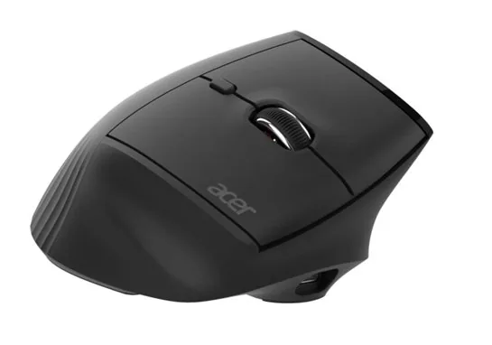 Acer Smart Fit/Vertikální/Optická/Pro praváky/8 000 DPI/USB+BT/Černá