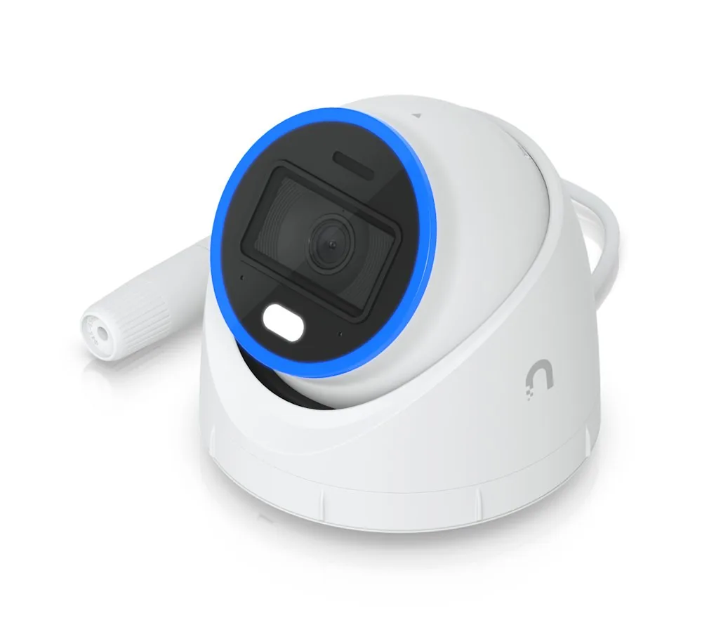 Ubiquiti UniFi AI Turret - Síťová bezpečnostní kamera - otočná - venkovní - vandal / weatherproof / tamper-proof - barevný (Den a noc) - 8 MP - 3840 x 2160 - 4K - pevné ohnisko - audio - GbE - PoE Plus