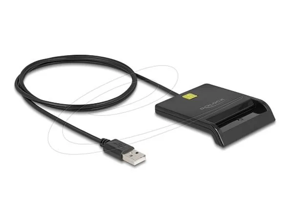 Delock - Ctecka karet SMART - USB - cerná