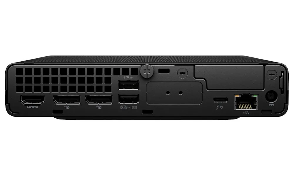 HP EliteDesk 8 G1i AI - AI PC - mini Core Ultra 7 265 / až 5.3 GHz - RAM 32 GB - SSD 1 TB - NVMe - Intel Graphics - Gigabit Ethernet, IEEE 802.11ax (Wi-Fi 6E), Bluetooth 5.3 - Win 11 Pro - monitor: žádný - černý konektor - Smart Buy - s HP 3 roky podpora