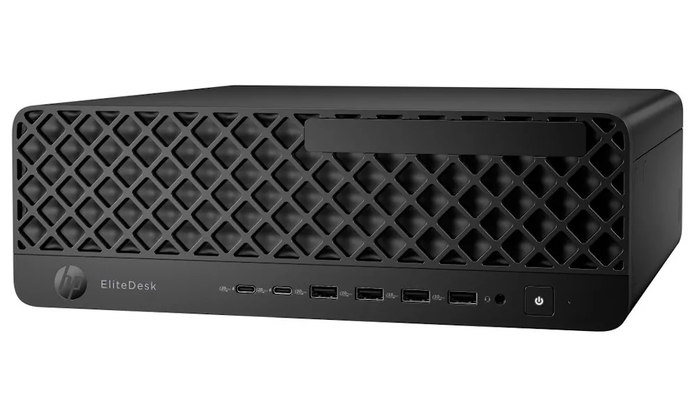 HP EliteDesk 8 G1i AI - AI PC - SFF Core Ultra 7 265 / až 5.3 GHz - RAM 32 GB - SSD 1 TB - NVMe - Intel Graphics - Gigabit Ethernet - Win 11 Pro - monitor: žádný - klávesnice: česká/slovenská - černý konektor - Smart Buy