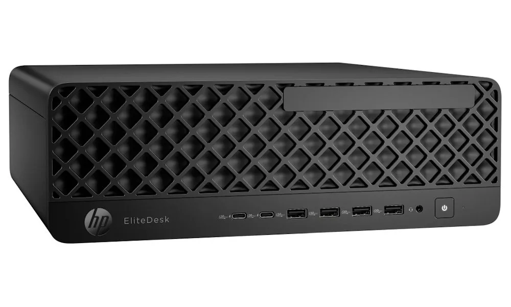 HP EliteDesk 8 G1i AI - AI PC - SFF Core Ultra 5 235 / až 5 GHz - RAM 16 GB - SSD 512 GB - NVMe - Intel Graphics - Gigabit Ethernet - Win 11 Pro - monitor: žádný - klávesnice: česká/slovenská - černý konektor - Smart Buy - s HP 3 roky podpory na místě nás