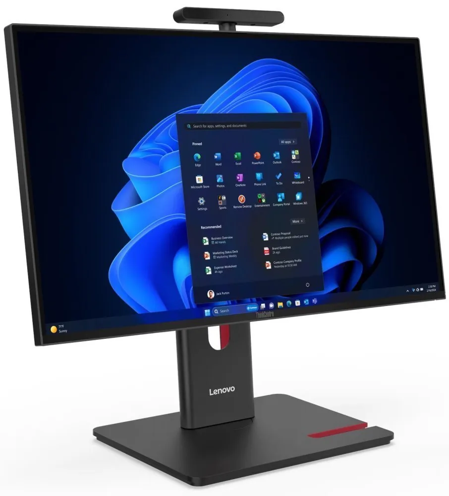 Lenovo ThinkCentre M90a Gen 6 13AT - Vše v jednom se stojanem Full Function Monitor - Core Ultra 9 285 / až 5.6 GHz - vPro Enterprise - RAM 32 GB - SSD 1 TB - TCG Opal Encryption 2, NVMe, Performance - GeForce RTX 4050 - Gigabit Ethernet, IEEE 802.11ax (W