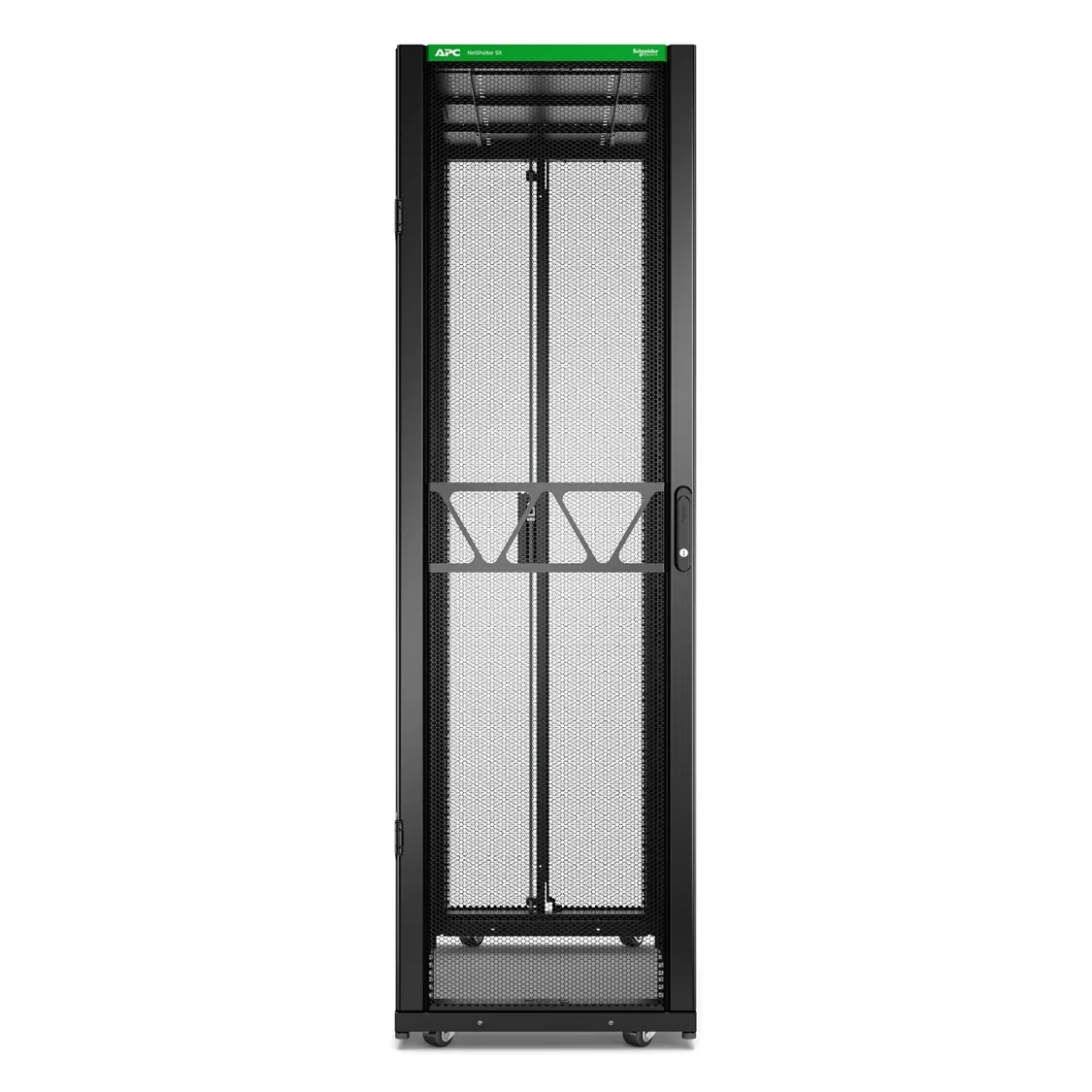 APC NetShelter SX Gen 2 - Rozvaděč stojanový skříň - 1991H x 600W x 1200D mm, s bočnicemi - podlahové provedení - černá - 42U - 19" - kompatibilní s TAA - pro P/N: SMT1000RM1U, SMT750RM1U, SRTL10KRM4UT, SRTL5KRM2UI-HW, SRTL5KRM2UT-HW, SRTL8KRM4UT
