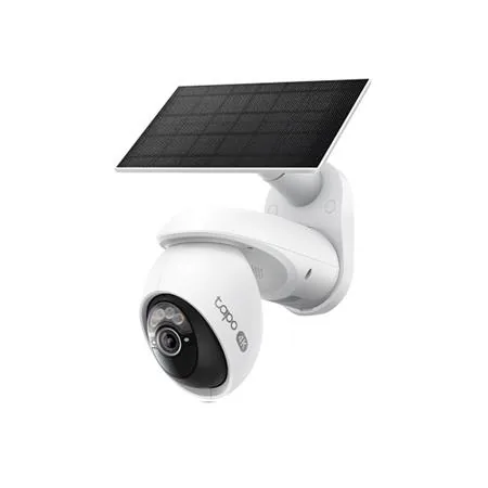 Tapo C660 KIT V1 - Solar-Powered Security Camera Kit - síťová bezpečnostní kamera - otáčení/naklonění - venkovní - odolnost vůči počasí - barevný (Den a noc) - 8 MP - 3840 x 2160 - 4K - pevné ohnisko - audio - bezdrátový - Wi-Fi - 2.4GHz radio, 5GHz radio