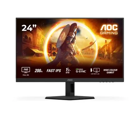 AOC Gaming/24G4HRE/23,8"/IPS/FHD/200Hz/0,5ms/Black/3R