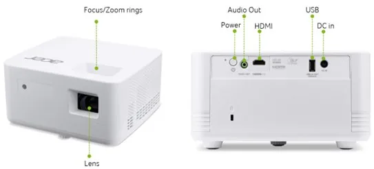 DLP Acer PD1500 - DLP,1500Lm,1080p,HDMI
