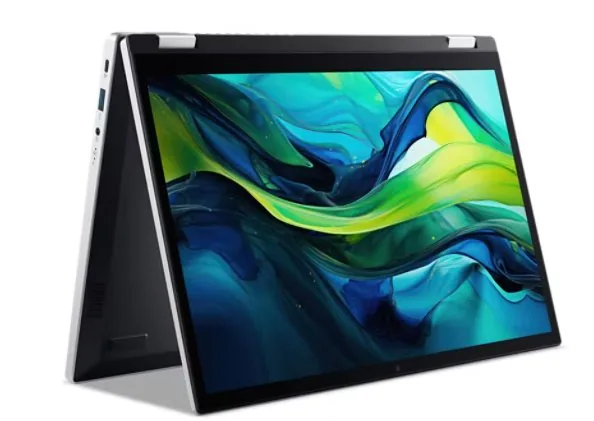 Acer Aspire Go Spin 14/AGSP14-31PT-33QY/3-N355/14"/WUXGA/T/16GB/512GB SSD/UHD/W11H/Silver/2R
