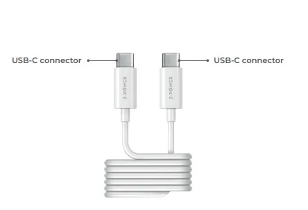 2-Power 100W USB-C to USB-C 5A 2M