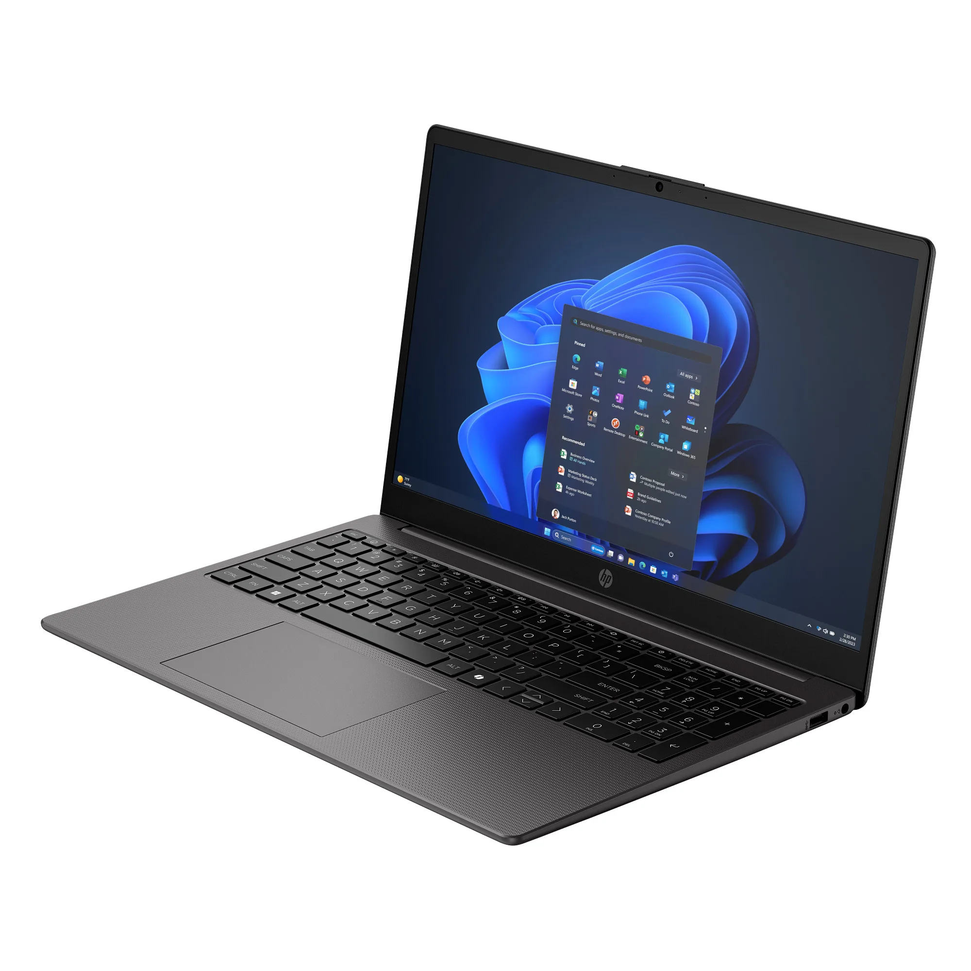 HP 250R G10 Notebook - Intel Core 3 - 100U / až 4.7 GHz - Win 11 Home - Intel Graphics - 8 GB RAM - 512 GB SSD NVMe - 15.6" IPS dotyková obrazovka 1920 x 1080 (Full HD) - Wi-Fi 6, Bluetooth - tmavě popelavě stříbrná - kbd: česká/slovenská