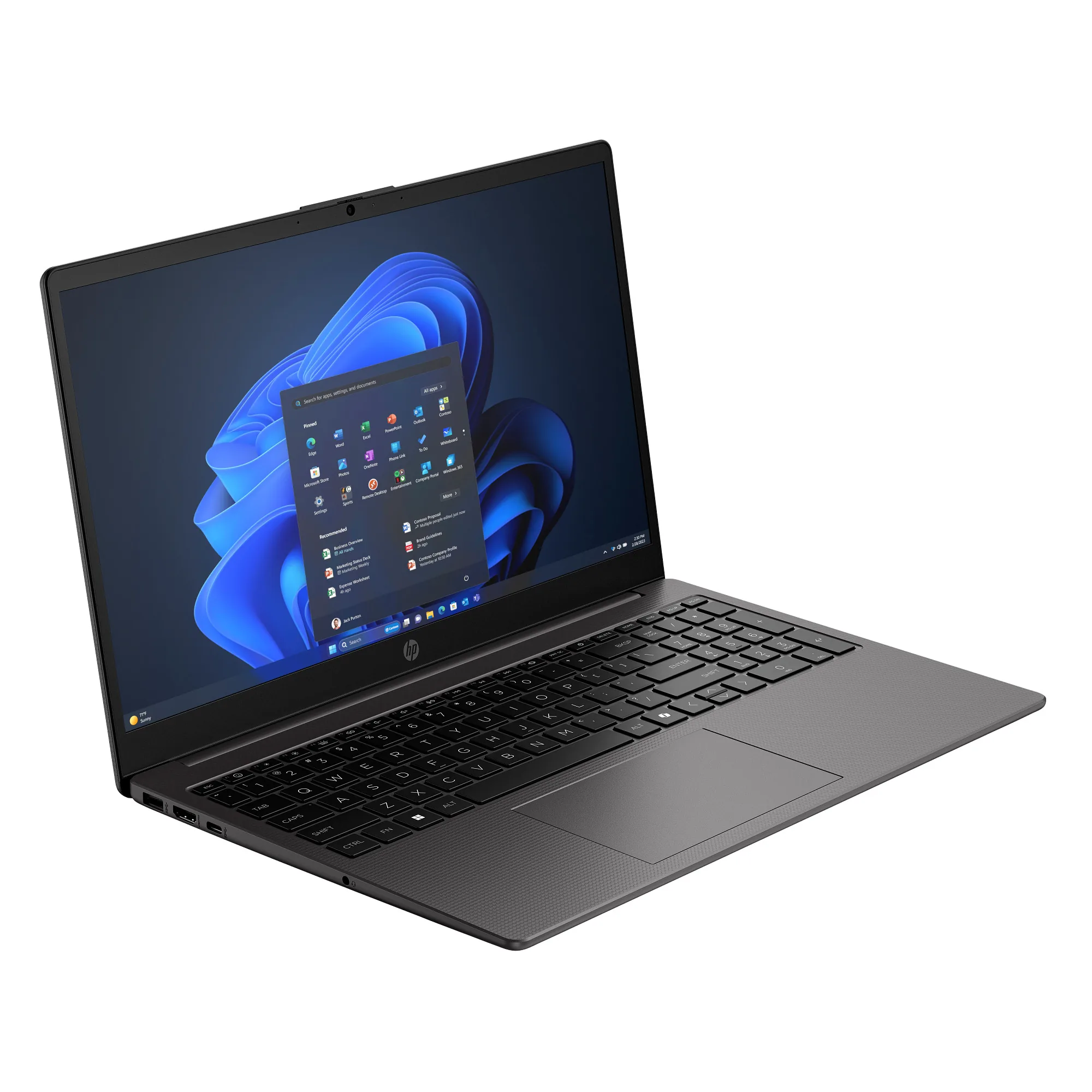 HP 250R G10 Notebook - Intel Core 3 - 100U / až 4.7 GHz - Win 11 Home - Intel Graphics - 8 GB RAM - 512 GB SSD NVMe - 15.6" IPS dotyková obrazovka 1920 x 1080 (Full HD) - Wi-Fi 6, Bluetooth - tmavě popelavě stříbrná - kbd: česká/slovenská