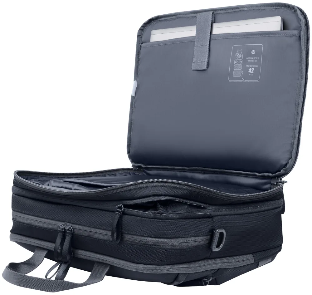 Brašna na notebook 16", Travel Plus 22 Liter, Grafitově modrý z 100% polyester, A2CE1AA typ HP