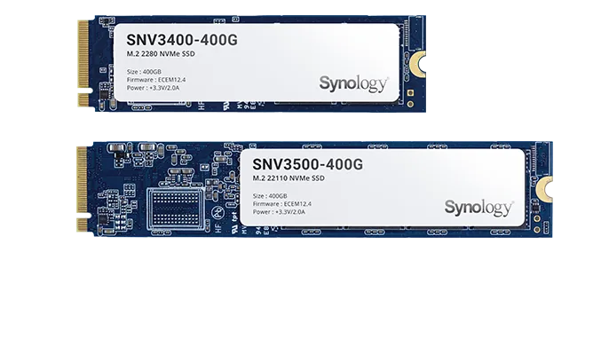 Synology SSD Enterprise M.2 NVMe SNV5420-400G, 400 GB, čtení zápis: 3000 650 MB s, M.2 2280