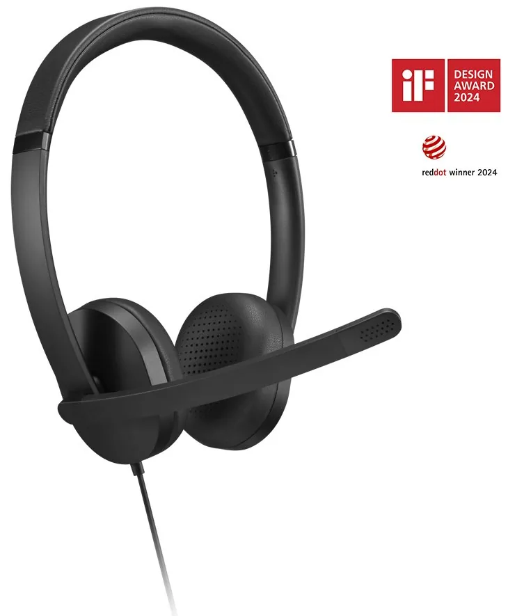 Lenovo Gen 2 - Náhlavní souprava - náhlavní - kabelové - USB-A - černá