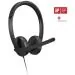 Lenovo Gen 2 - Náhlavní souprava - náhlavní - kabelové - USB-A - černá