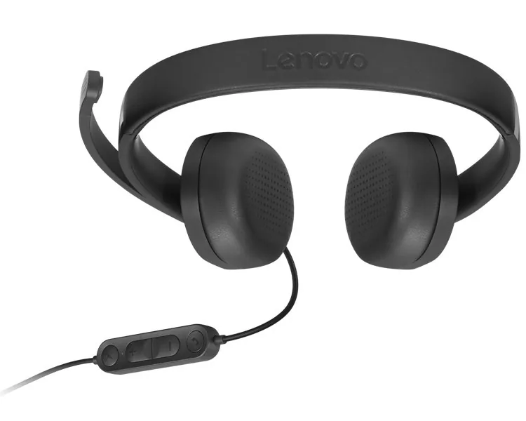 Lenovo Gen 2 - Náhlavní souprava - náhlavní - kabelové - USB-A - černá