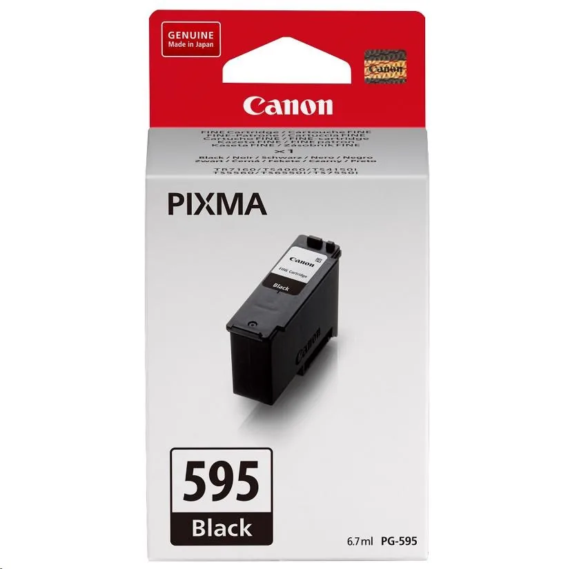 Canon PG-595 - Cerná - originální - závesný box - inkoustová cartridge - pro PIXMA TS6550i