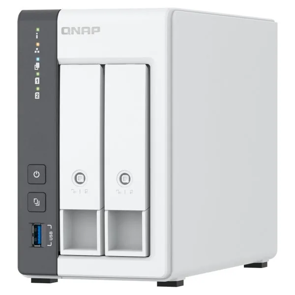 QNAP TS-216G (4core 2,0GHz + NPU, 4GB RAM, 2x SATA, 1x GbE, 1x 2,5GbE, 2x USB 2.0, 1x USB 3.2)