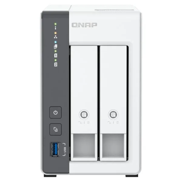 QNAP TS-216G (4core 2,0GHz + NPU, 4GB RAM, 2x SATA, 1x GbE, 1x 2,5GbE, 2x USB 2.0, 1x USB 3.2)