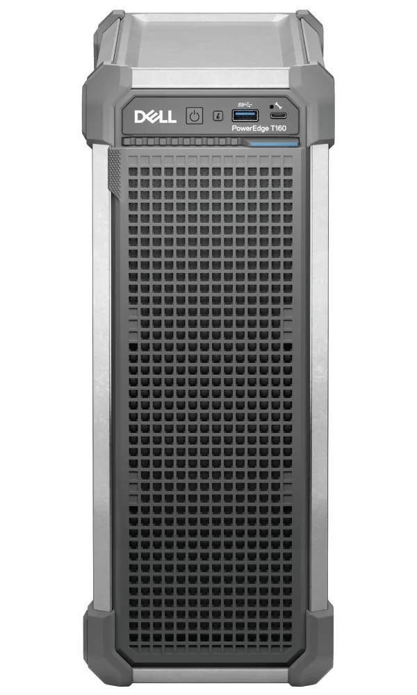 Dell PowerEdge T160 - Server - kompaktní věž 1-směrný - 1 x Xeon 6315P / až 5.2 GHz - RAM 16 GB - HDD 2 TB - G200eW - Gigabit Ethernet - žádný OS - monitor: žádný - černá - BTP - Dell Smart Selection, Dell Smart Value - s 3 roky základní onsite (DE - 1 ro