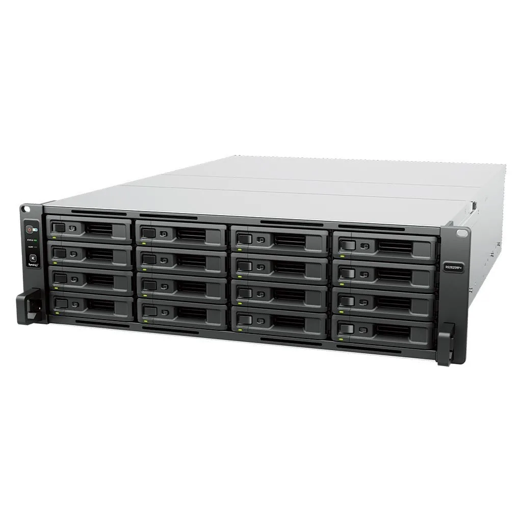 Synology RackStation RS2825RP+ - Server NAS - 16 zásuvky - k upevnení na regál - SATA 6Gb/s - RAID JBOD, 0, 1, 5, 6, 10 - RAM 8 GB - Gigabit Ethernet / 10 Gigabit Ethernet - iSCSI podpora - 3U