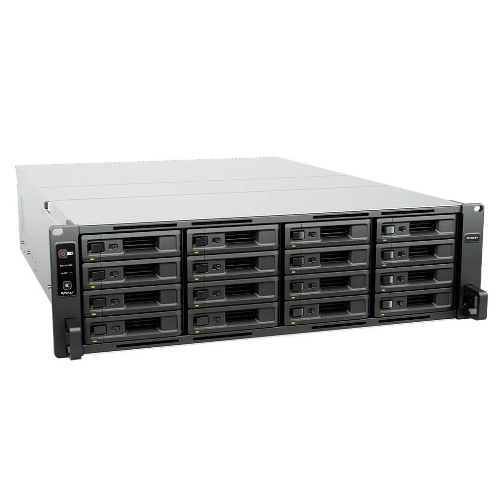 Synology RackStation RS2825RP+ - Server NAS - 16 zásuvky - k upevnení na regál - SATA 6Gb/s - RAID JBOD, 0, 1, 5, 6, 10 - RAM 8 GB - Gigabit Ethernet / 10 Gigabit Ethernet - iSCSI podpora - 3U