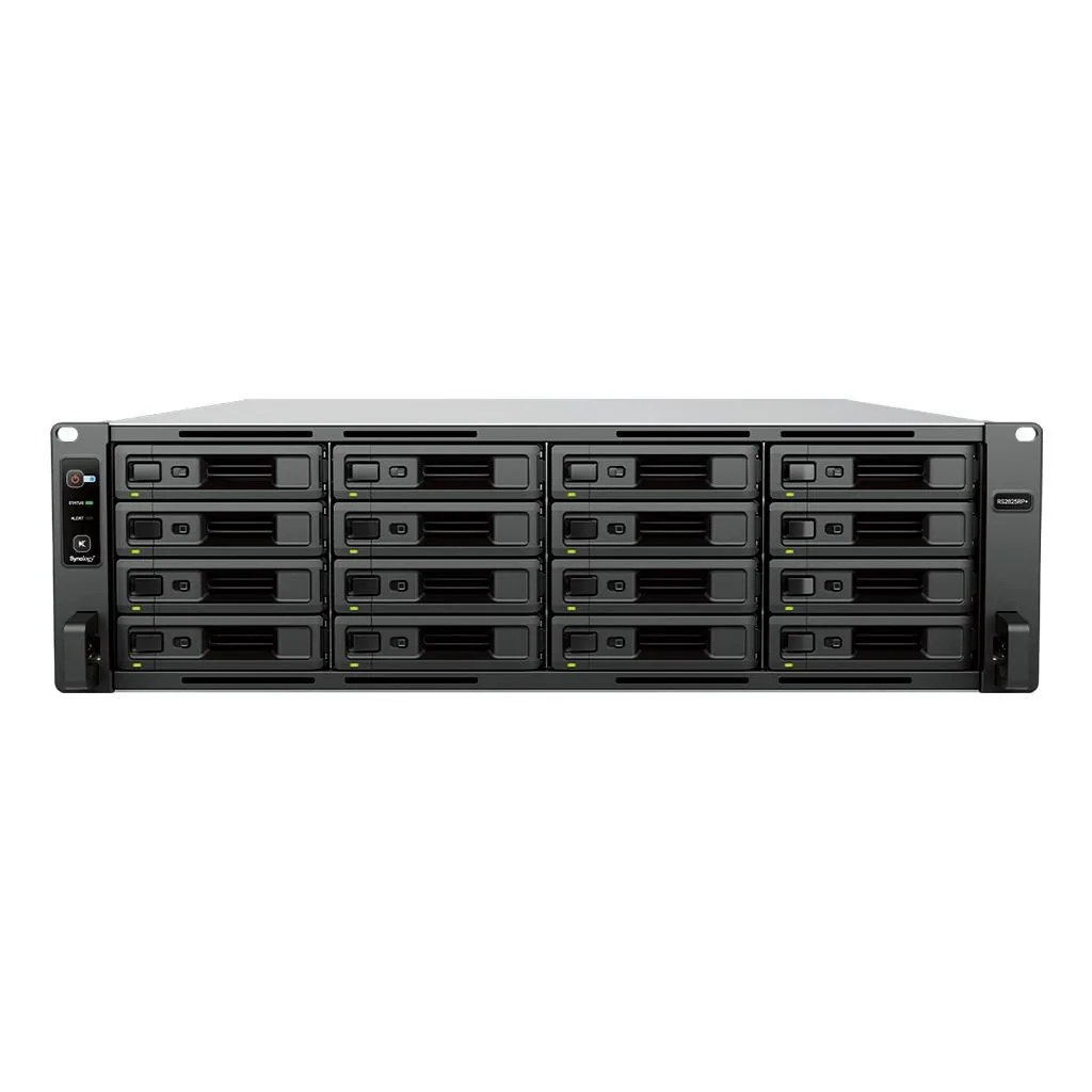 Synology RackStation RS2825RP+ - Server NAS - 16 zásuvky - k upevnení na regál - SATA 6Gb/s - RAID JBOD, 0, 1, 5, 6, 10 - RAM 8 GB - Gigabit Ethernet / 10 Gigabit Ethernet - iSCSI podpora - 3U