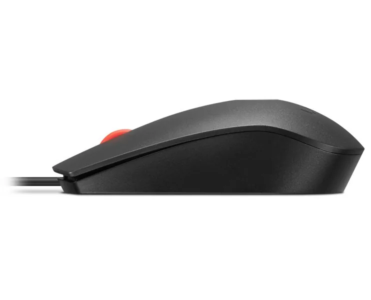 Lenovo - Myš - optický - 3 tlačítka - kabelové - USB - černá, červená - pro ThinkPad T16 Gen 4 21QN
