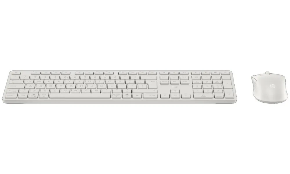 HP - Sada klávesnice a myši - full size - bezdrátový - Bluetooth, 2.4 GHz - česká/slovenská - bílá