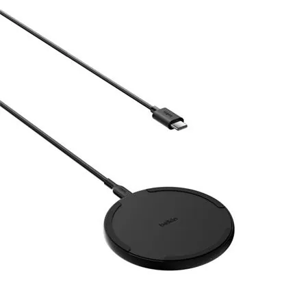 Belkin BOOST CHARGE Qi 15W Bezdrátová nabíjecí podložka, bez adaptéru, černá