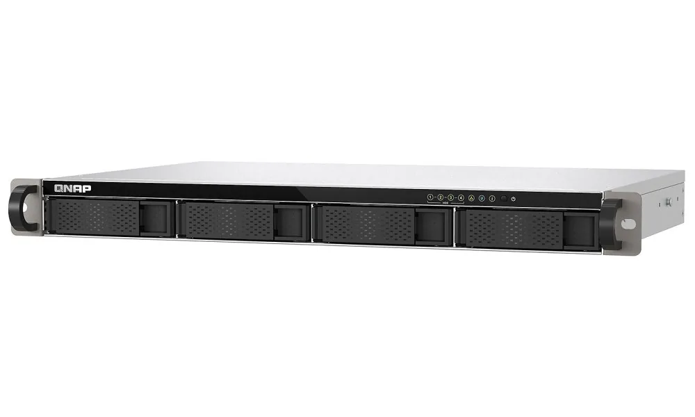 QNAP TS-433eU (4core 2,0GHz, NPU 4GB RAM 4x SATA 2x 2,5GbE 2x USB 3.2 malá hloubka)